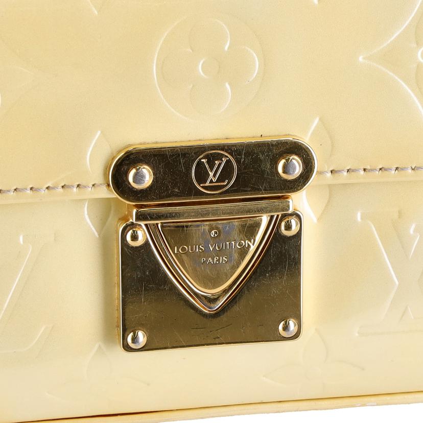 LV ルイヴィトン/マリブストリート/ヴェルニ/ペルルホワイト/M91507//FL0***/Bランク/75