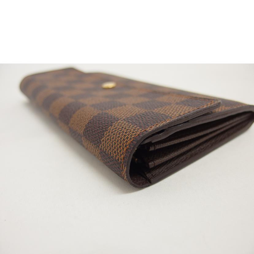 LV ルイ・ヴィトン/ポルトフォイユ・サラ/ダミエ/エベヌ/N61734//CA2***/ABランク/04