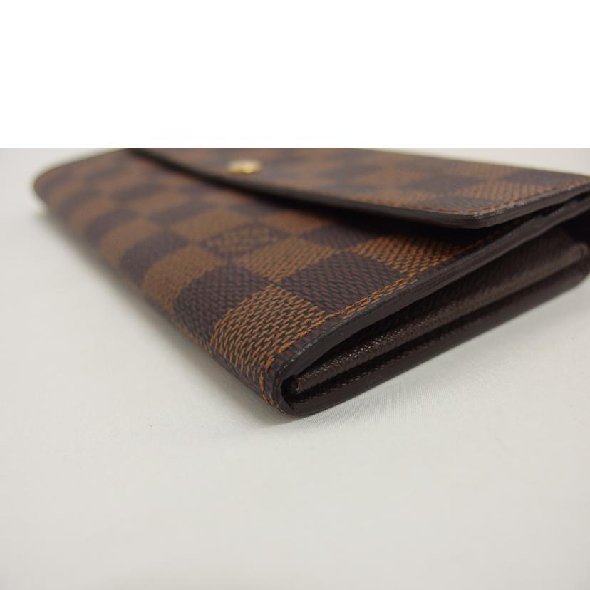 LV ルイ・ヴィトン/ポルトフォイユ・サラ/ダミエ/エベヌ/N61734//CA2***/ABランク/04