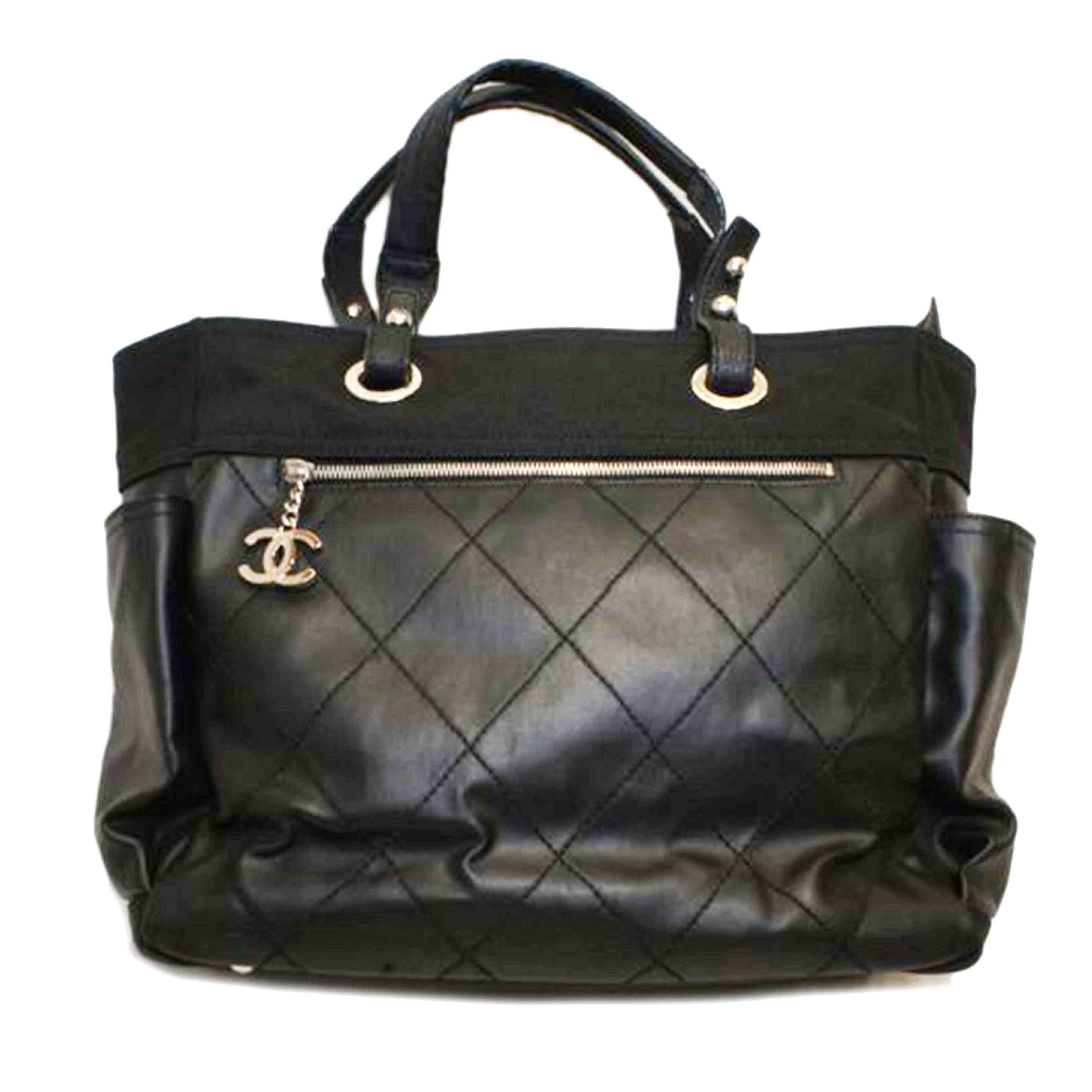CHANEL シャネル/パリビアリッツトートブラック/ポーチ付//122*****/ABランク/92