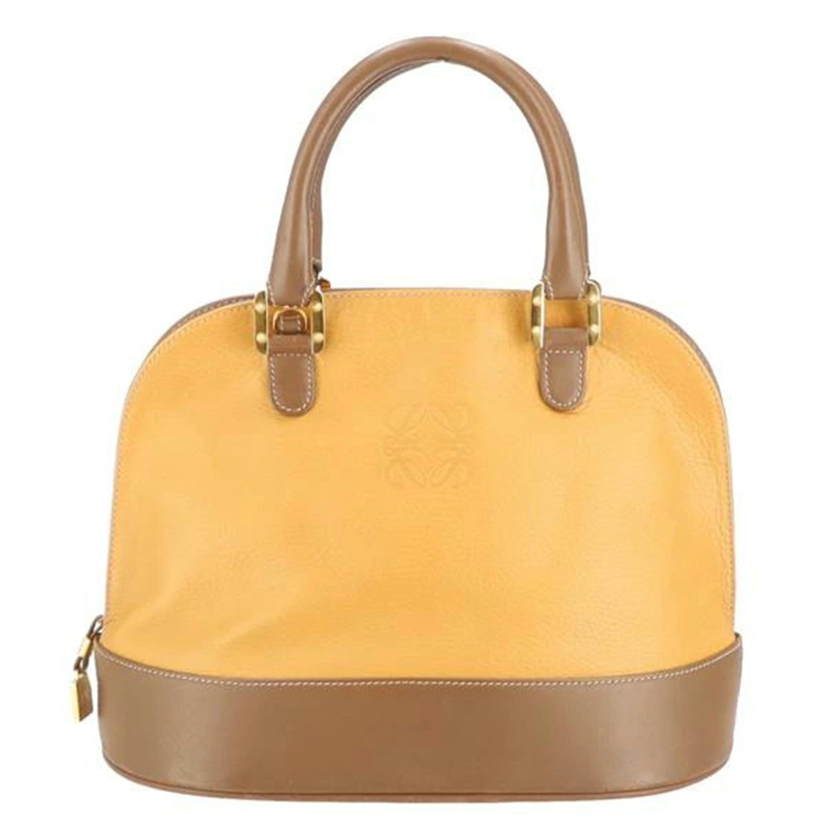 LOEWE ロエベ/アナグラムバイカラーハンドバッグ//L25/ABランク/91