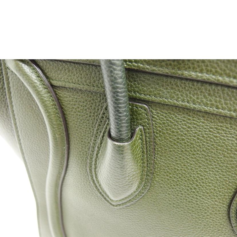 CELINE セリーヌ/ラゲージマイクロショッパー/カーフ/ハンドバッグ/カーキ/189793DRU//W-A******/ABランク/04