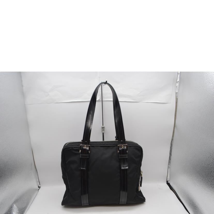 PRADA プラダ/テスートナイロンハイドラレザートート/ネロ/BR2366//134/Bランク/89