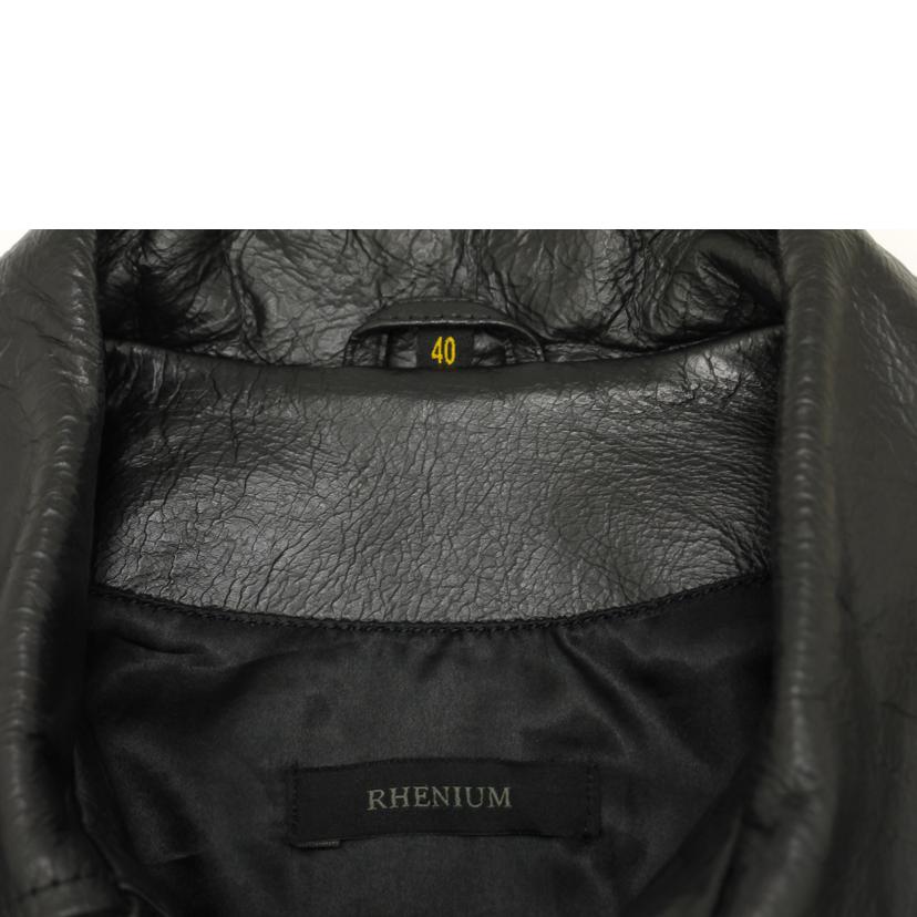 RHENIUM レニウム/RHENIUMレザージャケット//Aランク/69