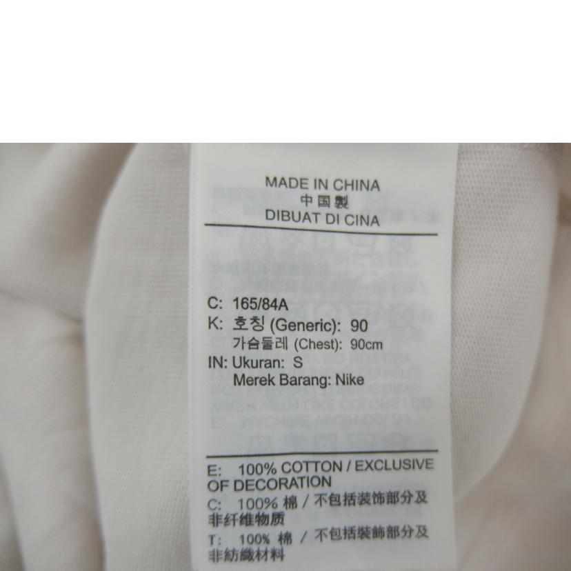 NIKE×OFF WHITE/NIKE×OFF WHITEロゴTシャツ/ホワイト/DM0062-054//ABランク/82