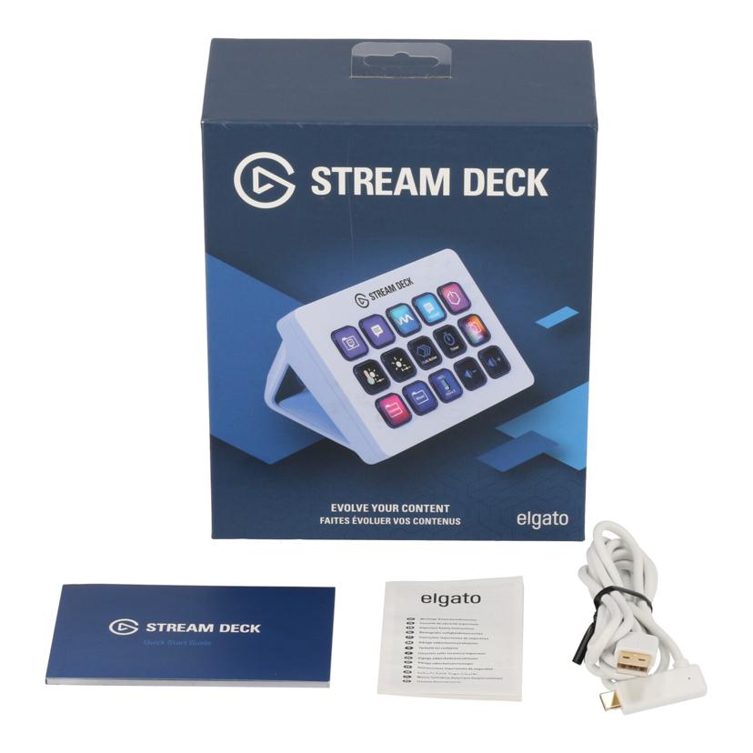 elgato エルガト/ショートカットキーボード/Stream Deck MK.2 White/10GBA9911-JP //DL08L1A82428/Aランク/63