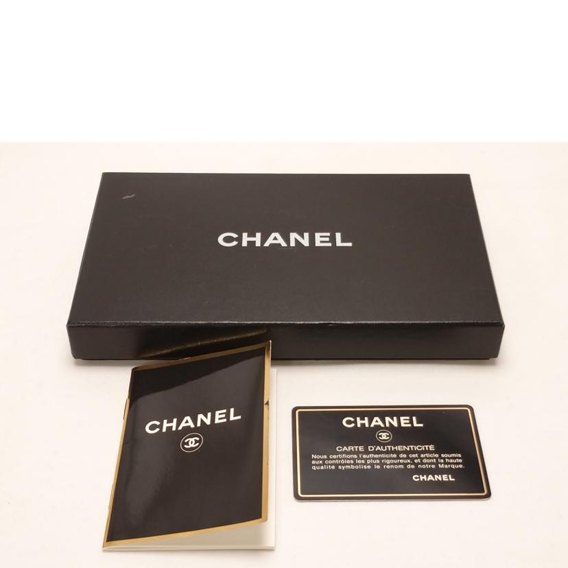CHANEL/旧トラベルライン ラウンドファスナー 財布//614****/Bランク/52