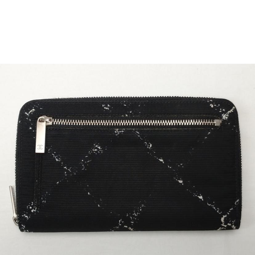 CHANEL/旧トラベルライン ラウンドファスナー 財布//614****/Bランク/52