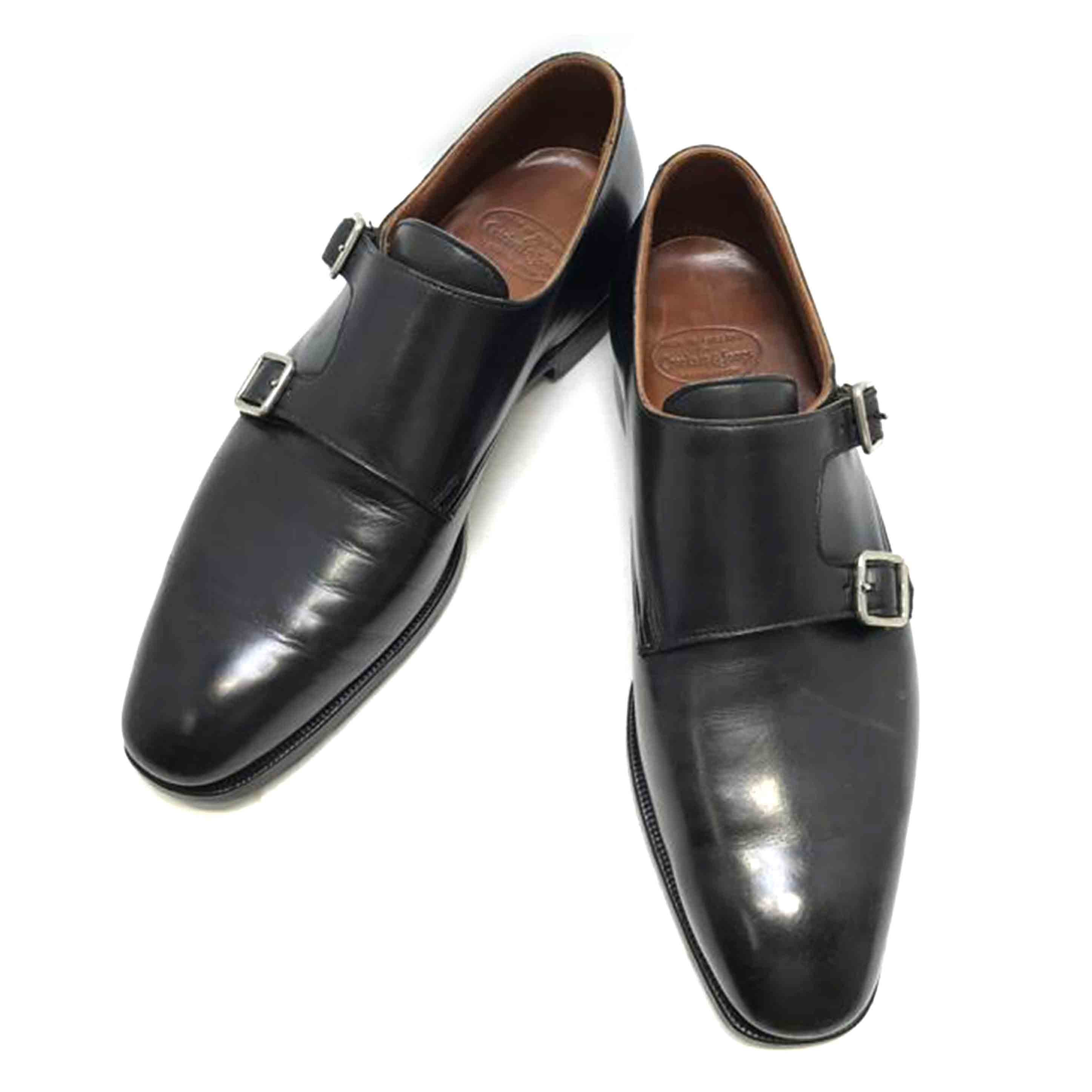 CROCKETT&JONES クリケットアンドジョーンズ/ハンドグレード REPTON ダブルモンクストラップ/9702 1XB//Bランク/51