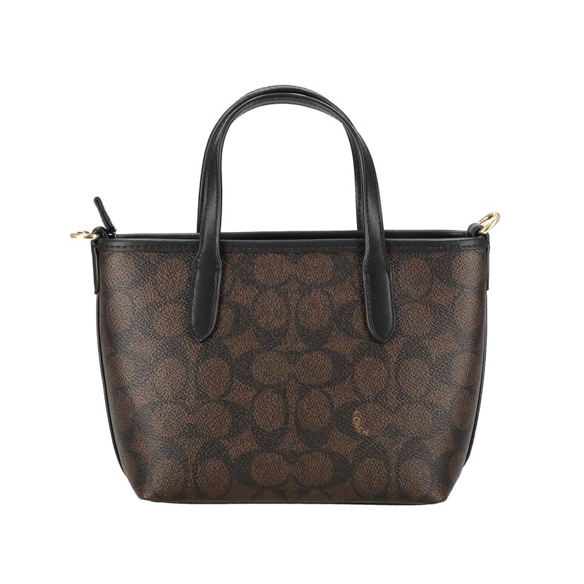 COACH コーチ/シグネチャーシティミニトートバッグ/2way/CW032//A25**/Aランク/77