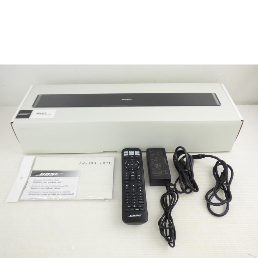 BOSE ボーズ/TVサラウンドシステム/SOLO5/SOLO5//9108/Aランク/64
