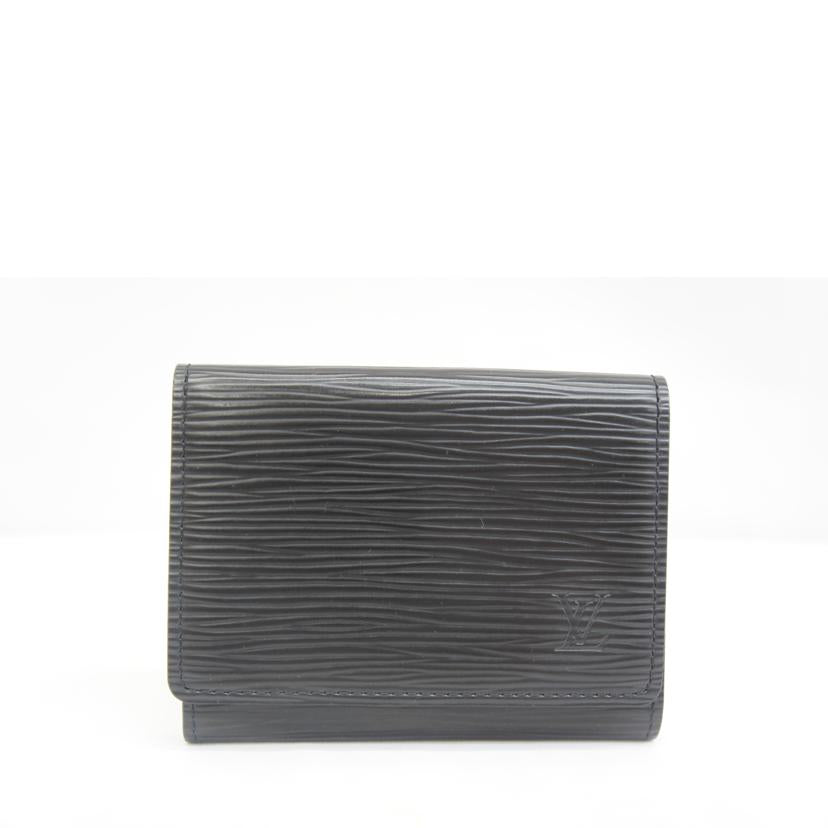 LV ルイ・ヴィトン/アンベロップカルトドゥヴィジット/エピ/ノワール/M60652//CA0***/Aランク/05