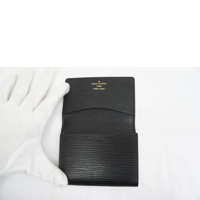 LV ルイ・ヴィトン/アンベロップカルトドゥヴィジット/エピ/ノワール/M60652//CA0***/Aランク/05
