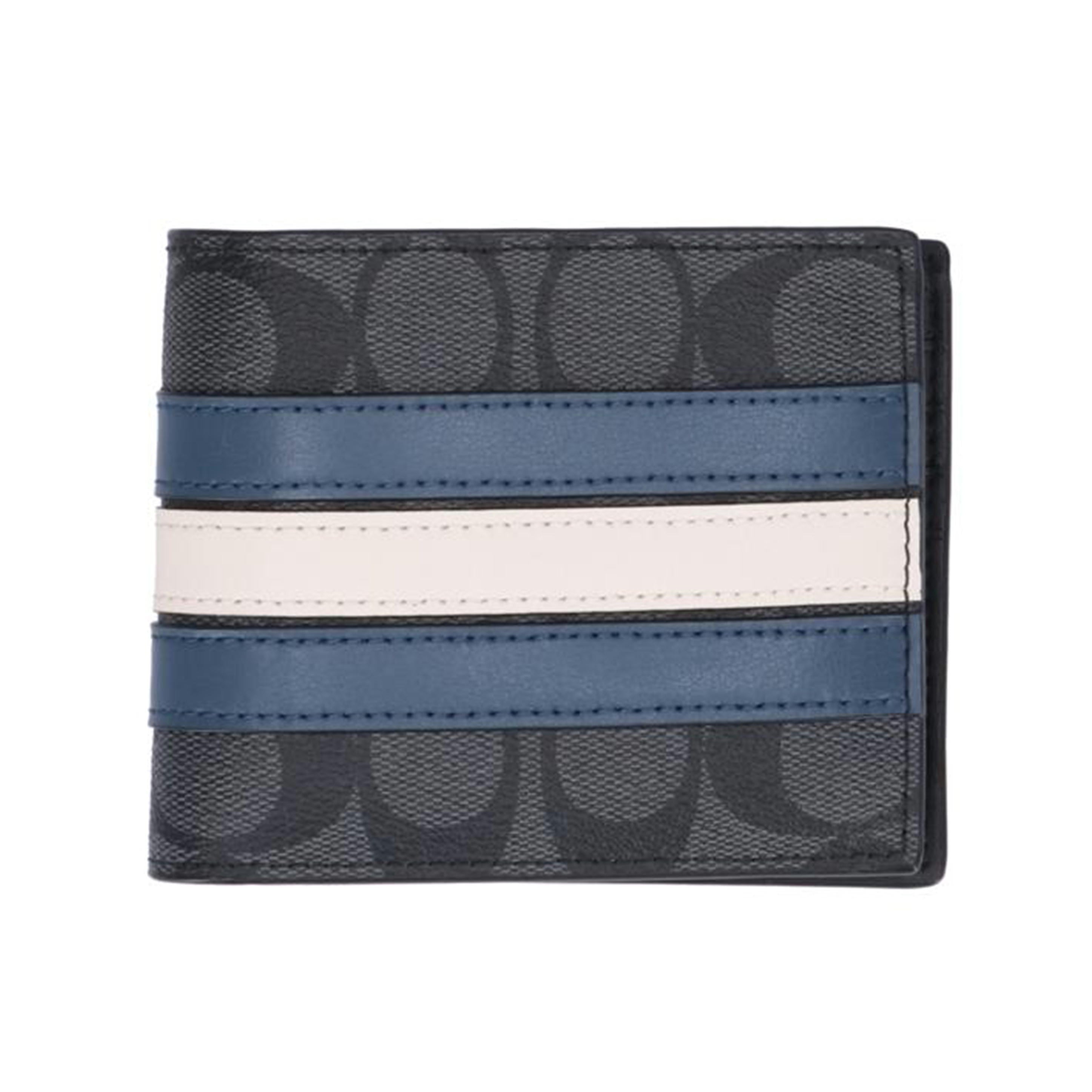 COACH コーチ/3-IN-1ウォレット シグネチャーキャンバスウィズヴァーシティストライプ/3008//K21**/Aランク/09