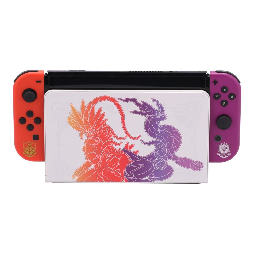 NINTENDO 任天堂 ニンテンドー /Nintendo Switch 有機EL 本体 スカーレット・バイオレットエディション/HEG-S-KEAAA//XTJ10977184153/Cランク/77