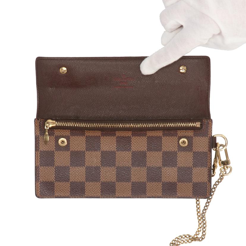 LV ルイヴィトン/ポルトフォイユアコルディオン/ダミエ/エベヌ/N60002//TH1***/ABランク/07