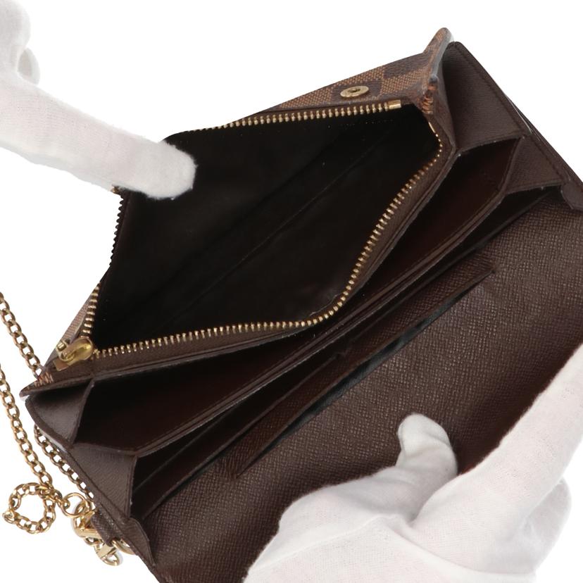 LV ルイヴィトン/ポルトフォイユアコルディオン/ダミエ/エベヌ/N60002//TH1***/ABランク/07