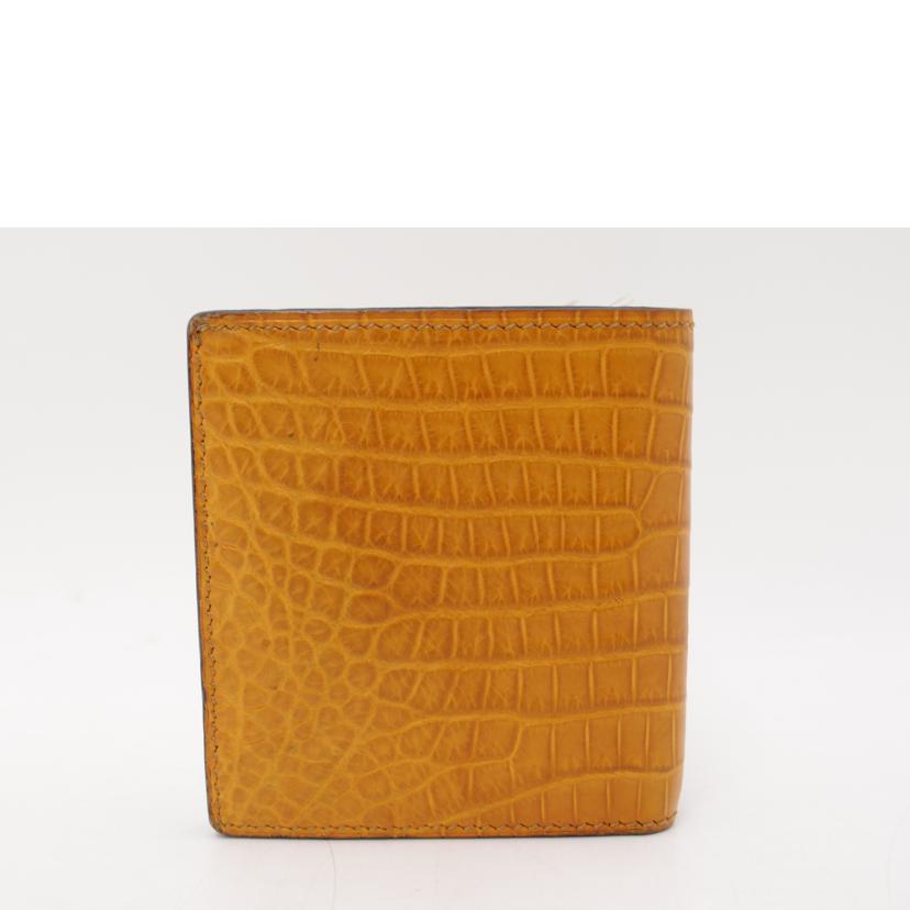 万双 バンソウ/万双 クロコダイル財布//Aランク/69