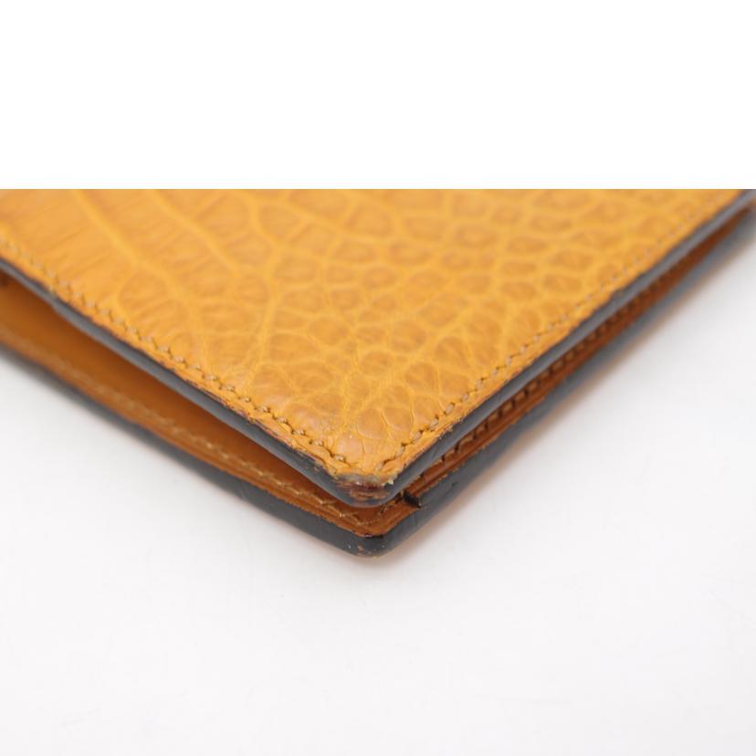 万双 バンソウ/万双 クロコダイル財布//Aランク/69