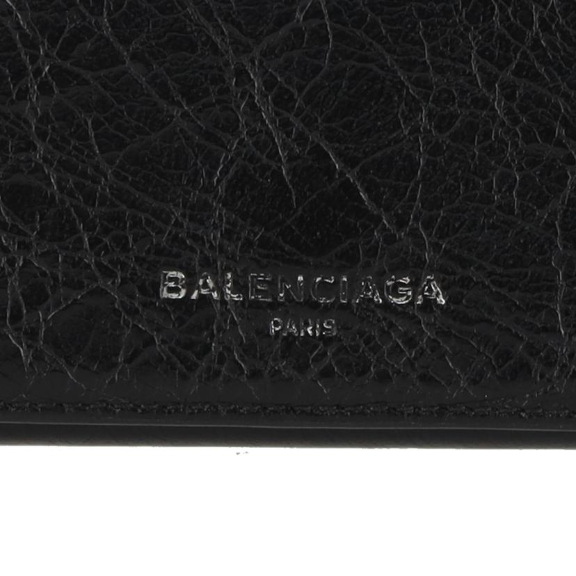BALENCIAGA バレンシアガ/エッセンシャル/ヴィンテージ風折財布/542008・1000//ABランク/91