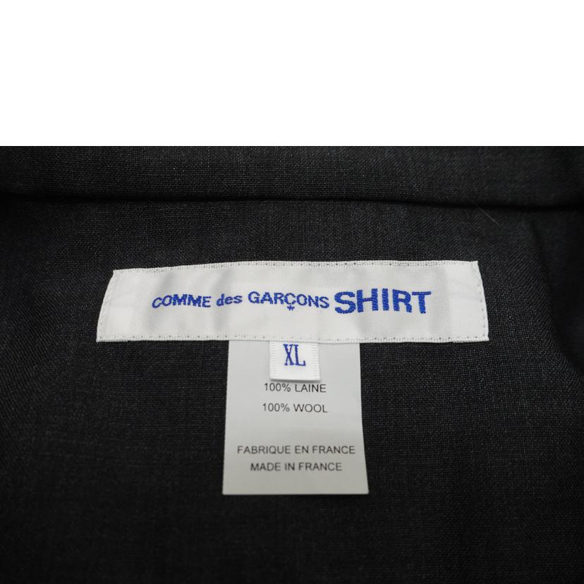 COMME des GARCONS コムデギャルソン/グレ-リネンシャツ/FZ-B301//ABランク/88