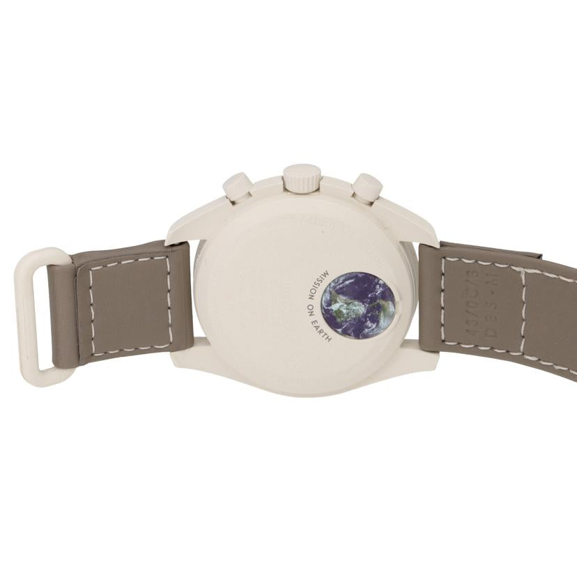OMEGA×swatch オメガ×スウォッチ/MISSION ON EARTH-DESERT/クオーツ/SO33T103//Aランク/92