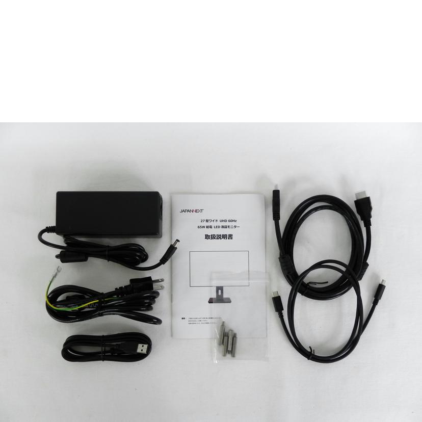 JAPANNEXT ジャパンネクスト/4K HDR液晶ディスプレイ/JN-27IPS4FLUHDR-C65W//62521S27UC65H2212N0587/Aランク/81
