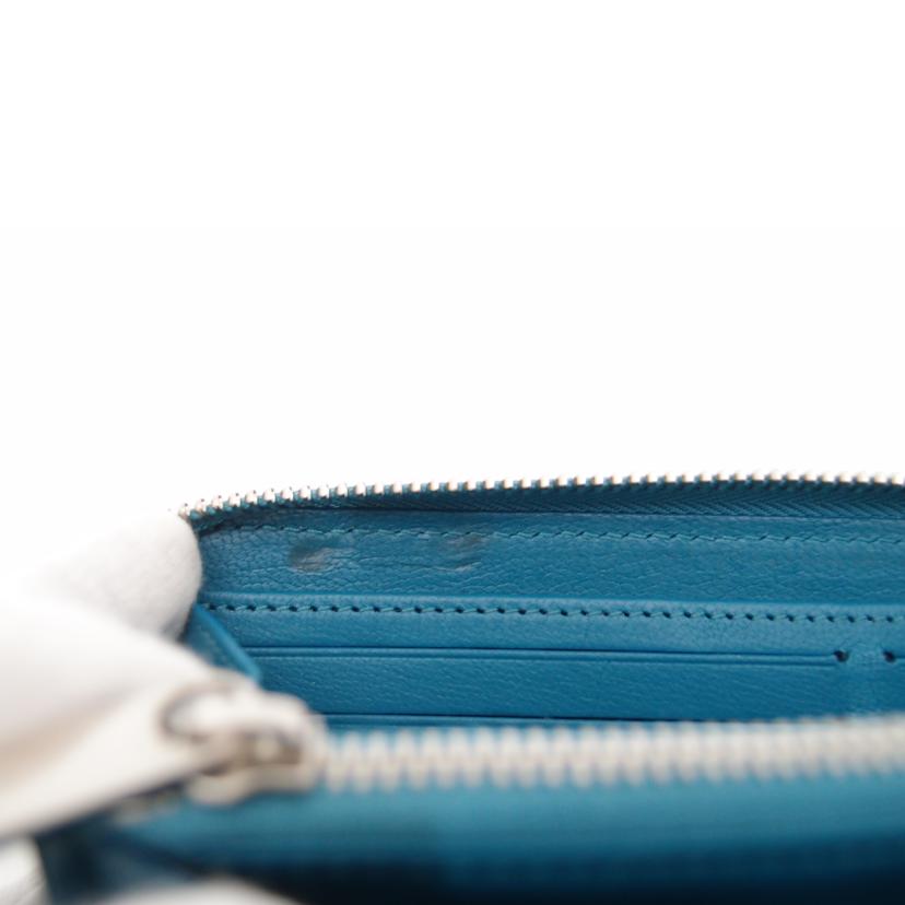 LOUIS VUITTON/ジッピーウォレット/メタライズドブルー/N81277//RFI****/Aランク/69