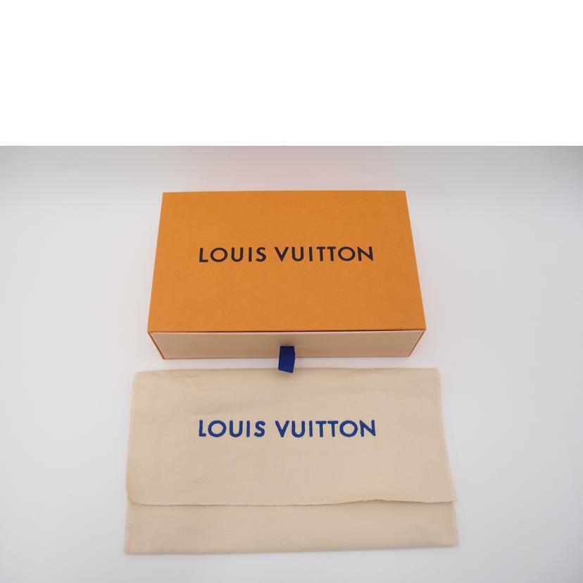 LOUIS VUITTON/ジッピーウォレット/メタライズドブルー/N81277//RFI****/Aランク/69