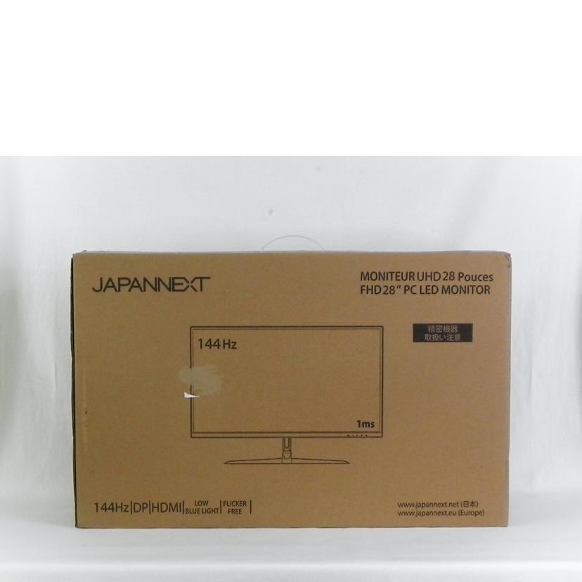 JAPANNEXT ジャパンネクスト/28型 4Kゲーミングモニター/JN-IPS28G144UHDR//62224202303000642/Aランク/81