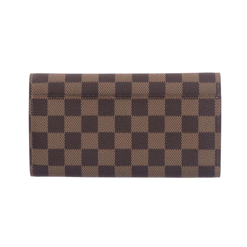 LOUIS VUITTON ルイ・ヴィトン/ポルトフォイユ・サラ/ダミエ/エベヌ/N63209//RFI*/Aランク/09