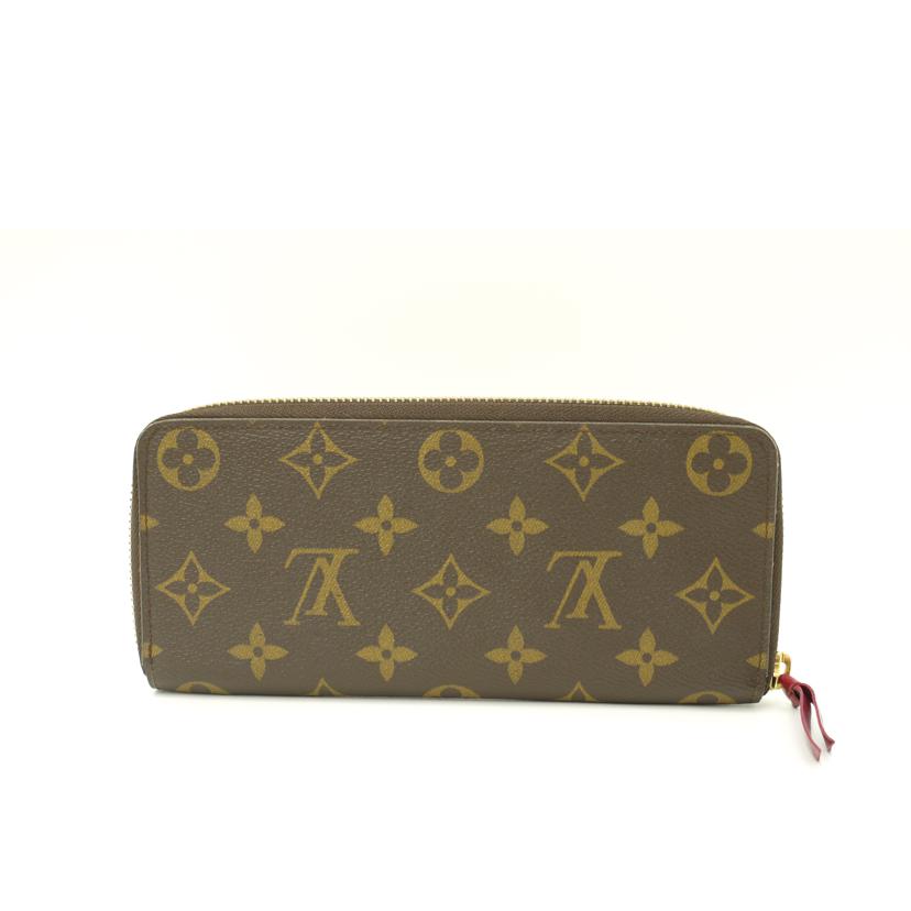 LOUIS VUITTON/ポルトフォイユ・クレマンス/モノグラム/フューシャ/M60742//SP4***/Aランク/69