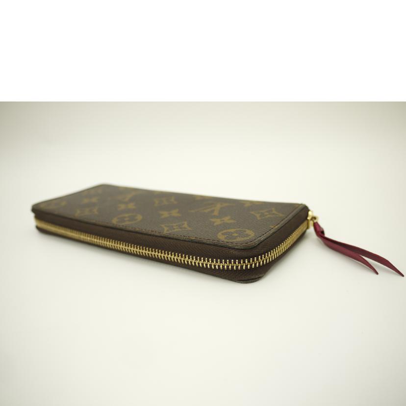 LOUIS VUITTON/ポルトフォイユ・クレマンス/モノグラム/フューシャ/M60742//SP4***/Aランク/69
