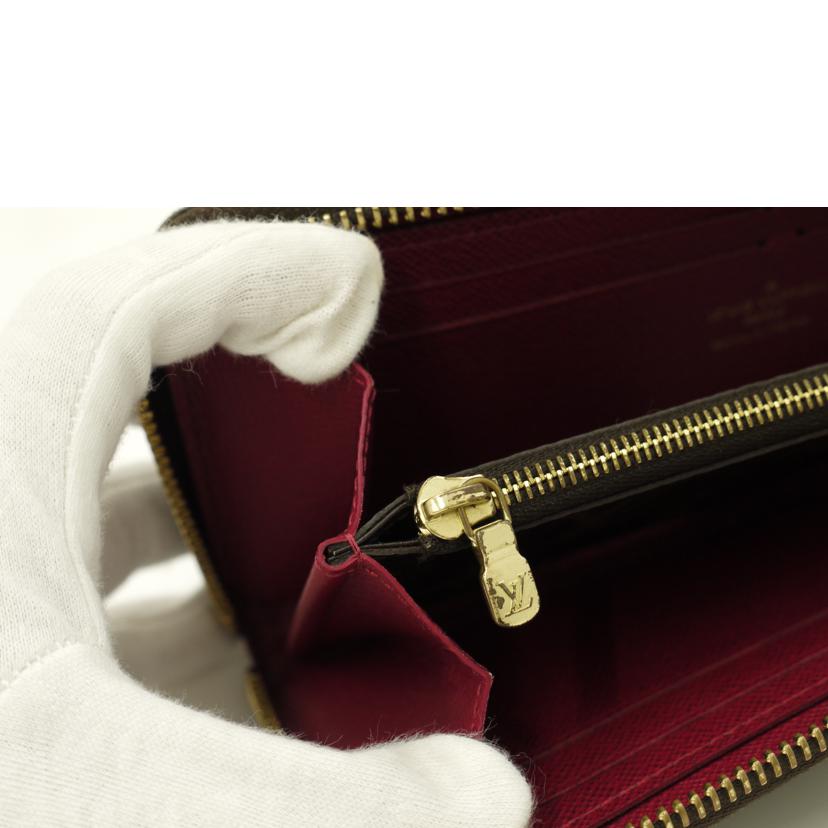 LOUIS VUITTON/ポルトフォイユ・クレマンス/モノグラム/フューシャ/M60742//SP4***/Aランク/69