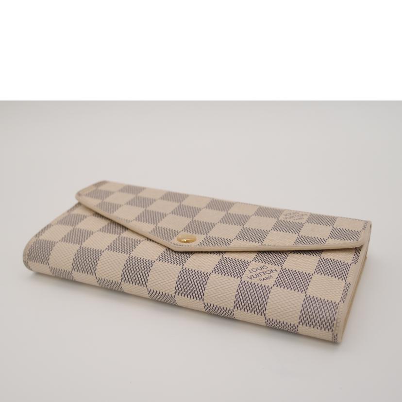 LOUIS VUITTON/新型ポルトフォイユ・サラ/ダミエ・アズール/N63208//CT2***/Aランク/69