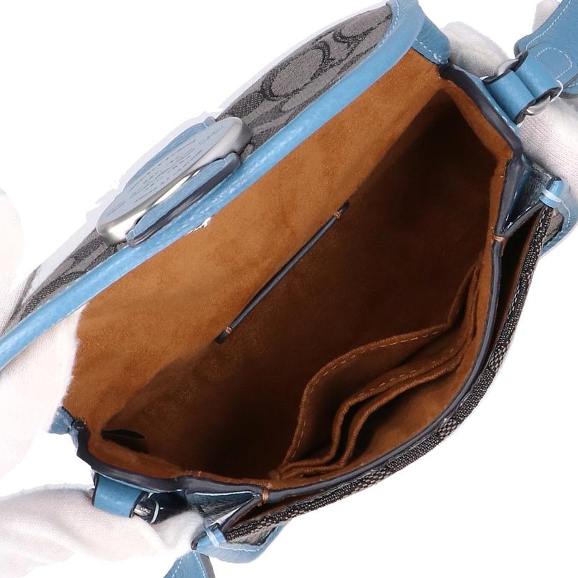 COACH コーチ/ロニーシグネチャージャガード/パシフィックブルー/C8321//K23**/Aランク/77