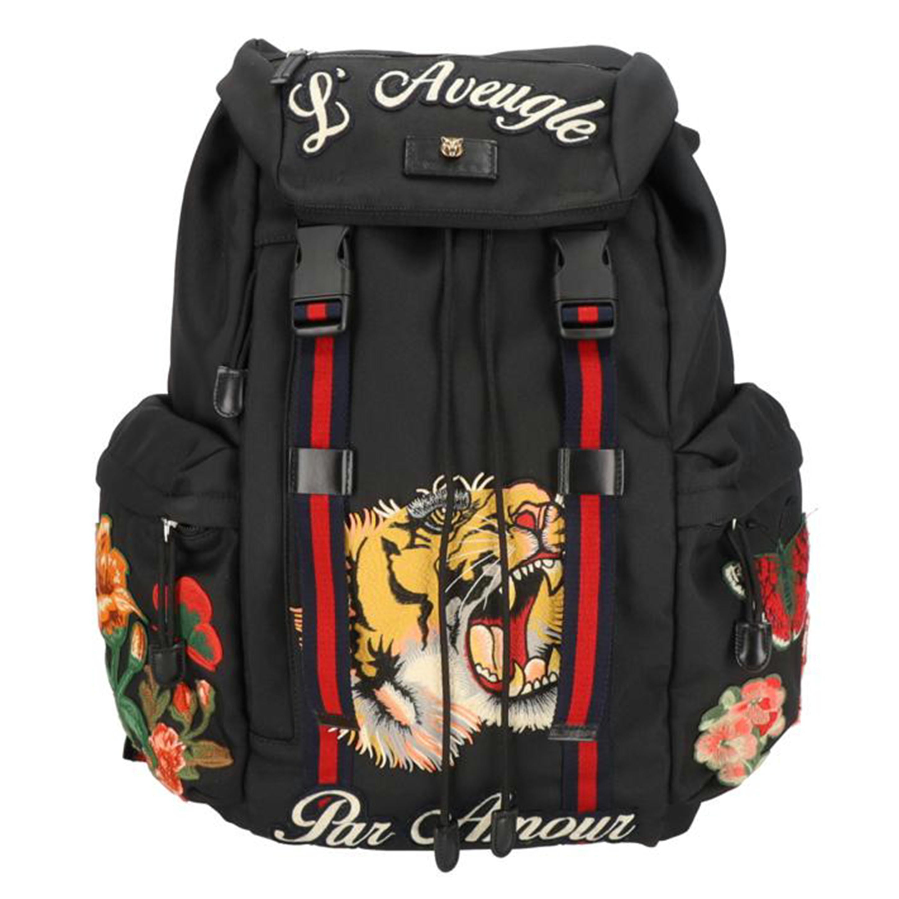 GUCCI グッチ/エンブロイダリータイガーバックパック/429037//204***/Aランク/09