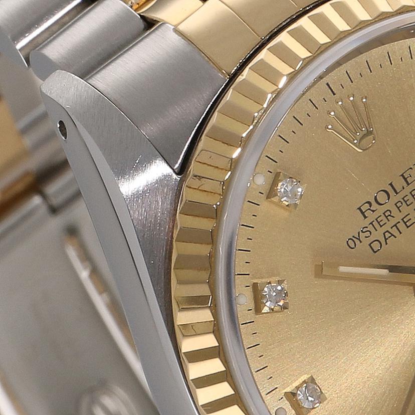 ROLEX/デイトジャスト 10Pダイヤ/ゴールド文字盤/16233G//X82****/Aランク/67
