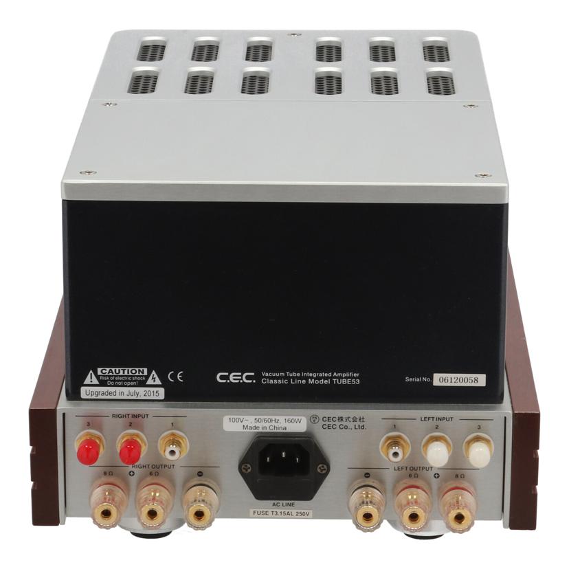 CEC シーイーシー/真空管アンプ/TUBE53 Limited Edition//06120058/Aランク/75