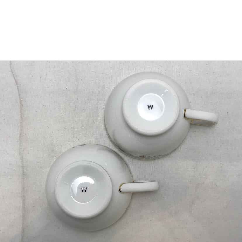 WEDGWOOD ウエッジウッド/LACE PEONY レースピオニー カップ&ソーサー 2客セット//Aランク/51