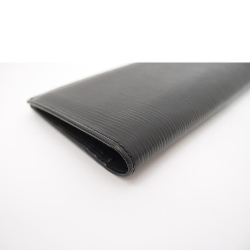 LOUIS VUITTON/ポルトフォイユ・ブラザ/エピ/ノワール/M66542//SP1***/Aランク/69