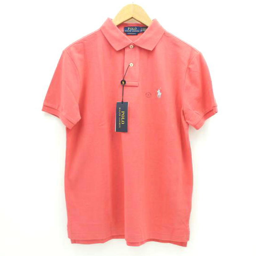 【新品】Polo Ralph Lauren Mサイズ　エンジ色ポロシャツ POLO RALPH LAUREN ポロラルフローレン ポロシャツ 鹿の子