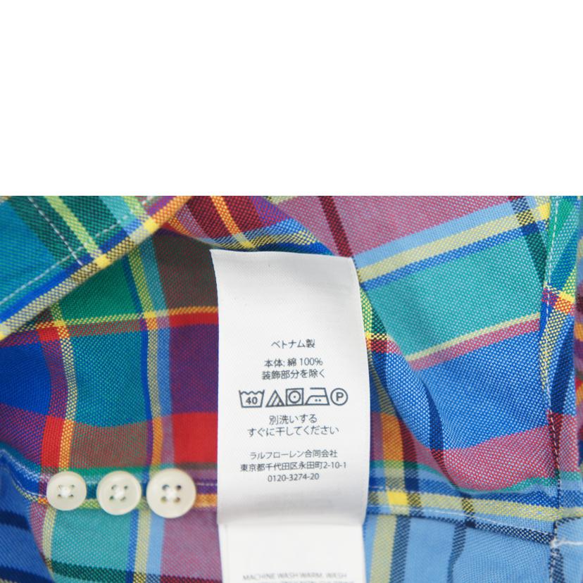 POLO RALPH LAUREN ポロ ラルフローレン/クラシックフィットプラッドオックスフォードシャツ/MNPOWOV16823519//SAランク/09
