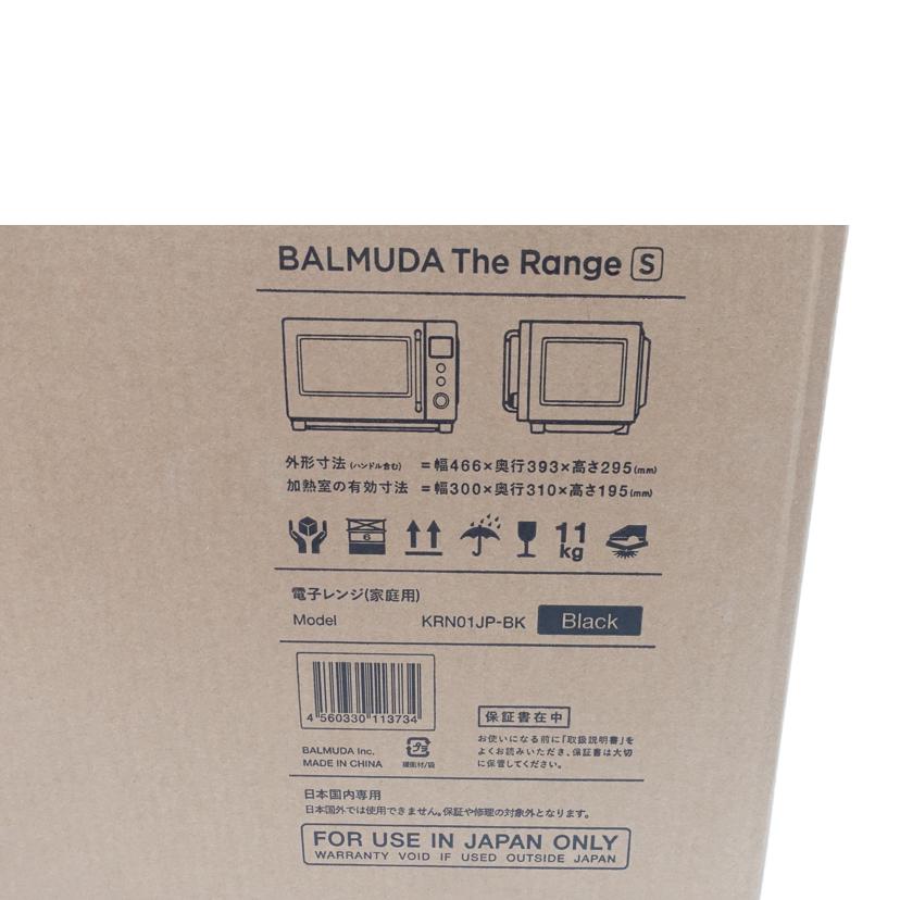 BALMUDA バルミューダ/BALMUDA The Range Black/KRN01 JP-BK//SAランク/88
