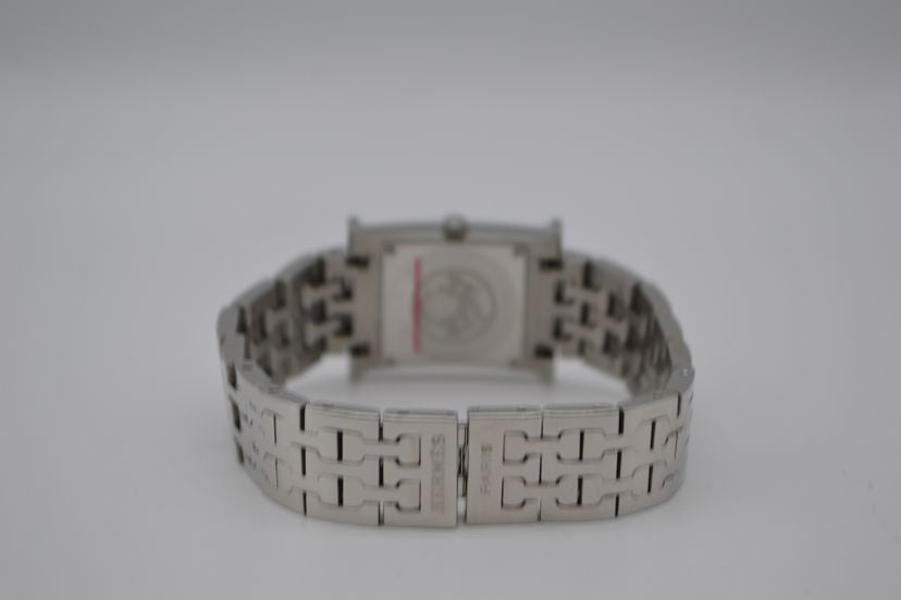 HERMES エルメス/Hウォッチレディースクォーツ/アイボリー文字盤/HH1.210/207****/メンズ時計/Aランク/89【中古】