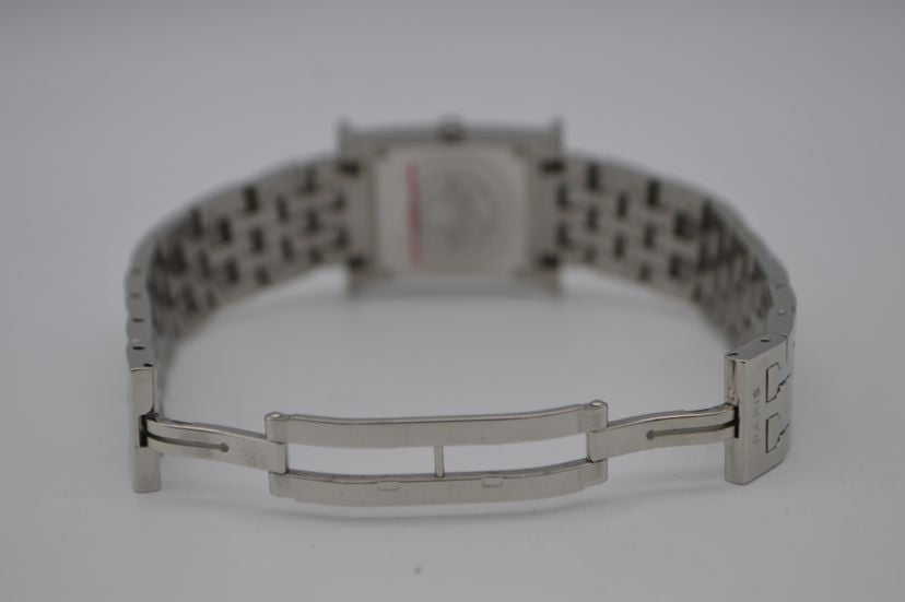 HERMES エルメス/Hウォッチレディースクォーツ/アイボリー文字盤/HH1.210/207****/メンズ時計/Aランク/89【中古】