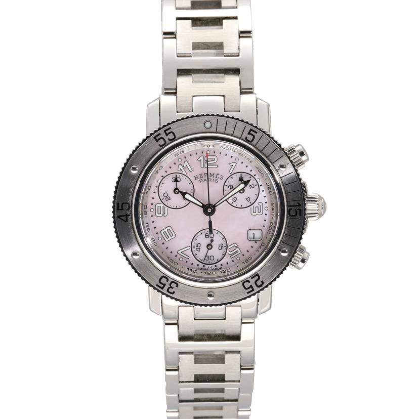 HERMES エルメス/クリッパーダイバークノロノグラフ/クオーツ/レディース/CL2.310//258****/Aランク/75