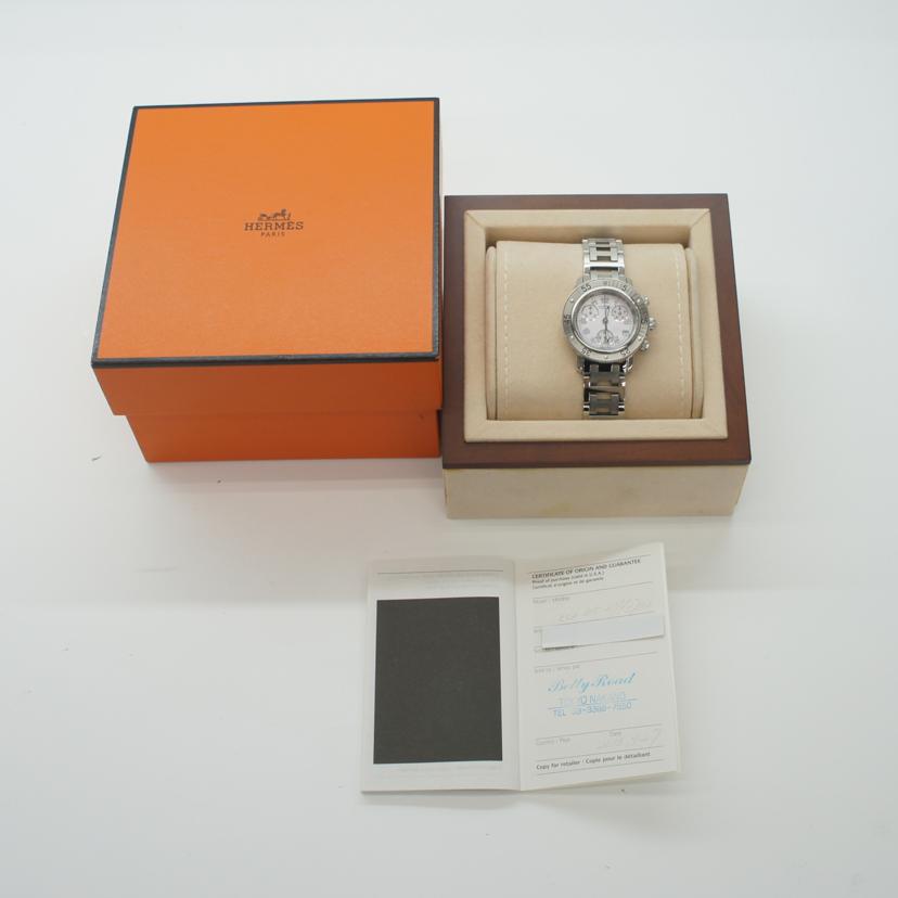HERMES エルメス/クリッパーダイバークノロノグラフ/クオーツ/レディース/CL2.310//258****/Aランク/75
