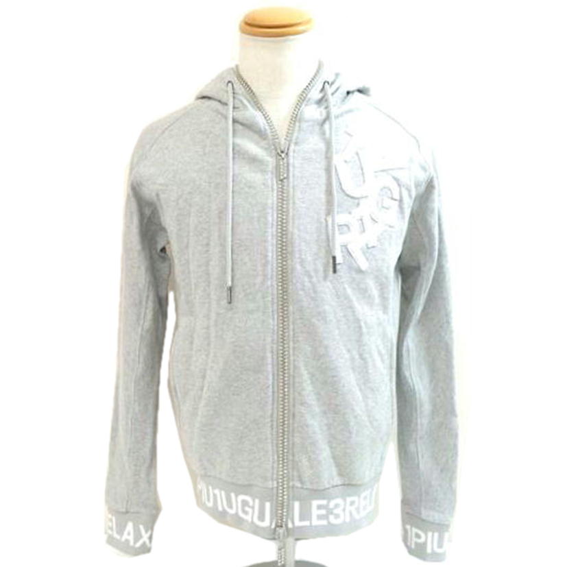 1PIU1UGUALE3 ウノピゥウノウグァーレトレ/ラインストーンジップパーカーセットアップ//Bランク/71