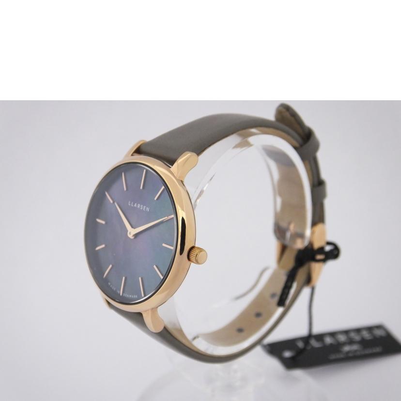 LARS LARSEN LARS LARSEN/キャロライン30mm/レディースクォーツ腕時計/LL146RSBGY//Aランク/88
